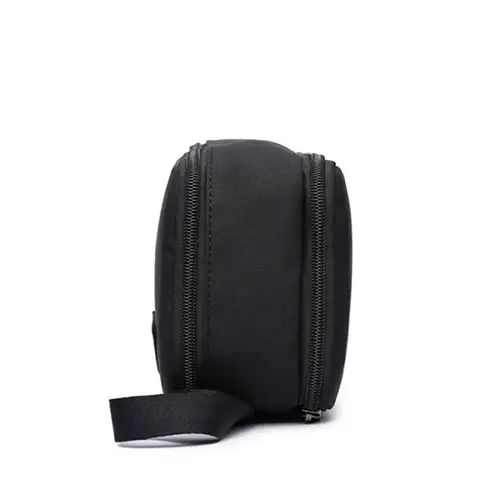 Customized Waterproof Polyester Black Mens Toiletry Bag Personalized Cosmetic Bags